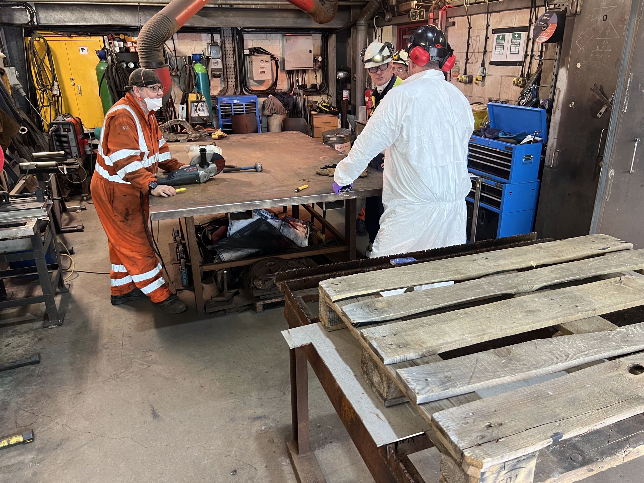 On-site safety training delivered at a client workplace by 2020 Safety Training